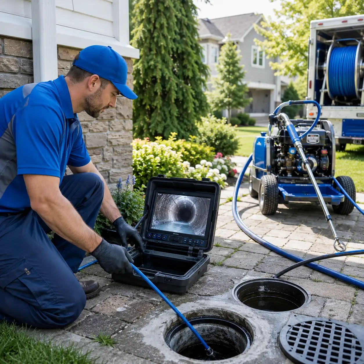 Outdoor drain cleaning professionals serving Cassadaga, NY